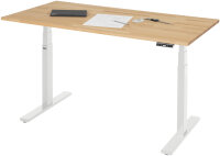 RAU Schreibtisch adlatus 100, B1500xT800xH650-1300mm,...
