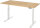 RAU Schreibtisch adlatus 100, B1500xT800xH650-1300mm, lichtgrau, B-Platte-25 mm, 08-ST-150-080-7035-B