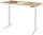 RAU Schreibtisch adlatus 100, B1500xT800xH650-1300mm, lichtgrau, B-Platte-25 mm, 08-ST-150-080-7035-B