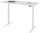 RAU Schreibtisch adlatus 100, B1500xT800xH650-1300mm, lichtgrau, M-Platte-22 mm, 08-ST-150-080-7035-M