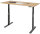 RAU Schreibtisch adlatus 100, B1500xT800xH650-1300mm, tiefschwarz, B-Platte-25 mm, 08-ST-150-080-9005-B