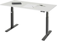 RAU Schreibtisch adlatus 100, B1500xT800xH650-1300mm,...