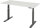 RAU Schreibtisch adlatus 100, B1500xT800xH650-1300mm, tiefschwarz, M-Platte-22 mm, 08-ST-150-080-9005-M
