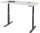 RAU Schreibtisch adlatus 100, B1500xT800xH650-1300mm, tiefschwarz, M-Platte-22 mm, 08-ST-150-080-9005-M