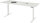 RAU Schreibtisch adlatus 100, B2000xT800xH650-1300mm, lichtgrau, M-Platte-22 mm, 08-ST-200-080-7035-M