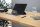 RAU Schreibtisch adlatus 100, B2000xT800xH650-1300mm, tiefschwarz, B-Platte-25 mm, 08-ST-200-080-9005-B