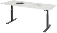 RAU Schreibtisch adlatus 100, B2000xT800xH650-1300mm,...