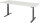 RAU Schreibtisch adlatus 100, B2000xT800xH650-1300mm, tiefschwarz, M-Platte-22 mm, 08-ST-200-080-9005-M