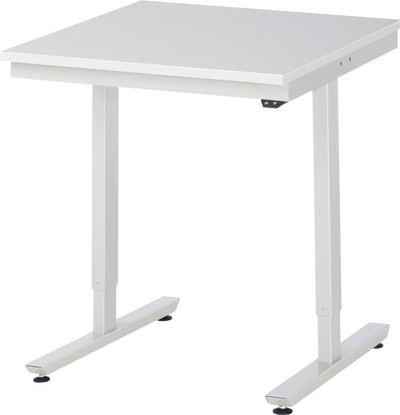RAU Arbeitstisch elektrisch höhenverstellbar, B750xT800xH720-1120mm, ME-Platte-28 mm, 08-AT-075-080-ME