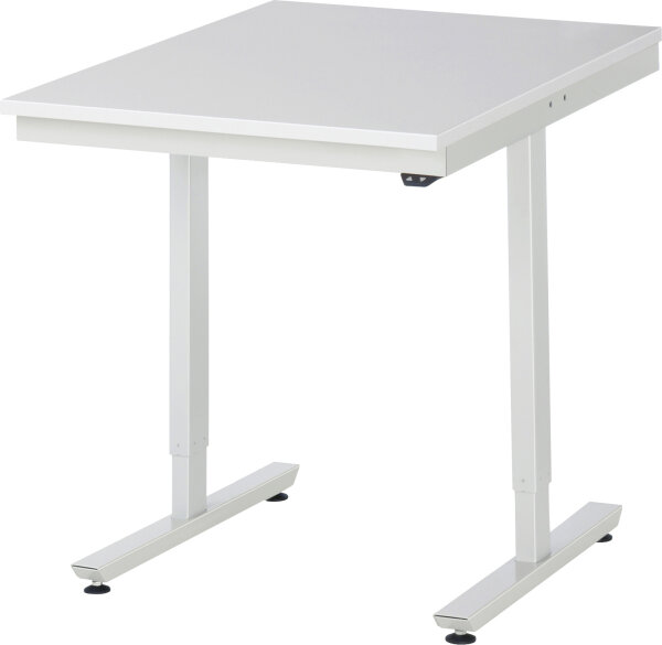 RAU Arbeitstisch elektrisch höhenverstellbar, B750xT1000xH720-1120mm, ME-Platte-28 mm, 08-AT-075-100-ME
