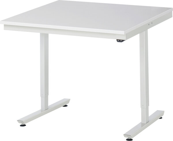 RAU Arbeitstisch elektrisch höhenverstellbar, B1000xT1000xH720-1120mm, M-Platte-22 mm, 08-AT-100-100-M