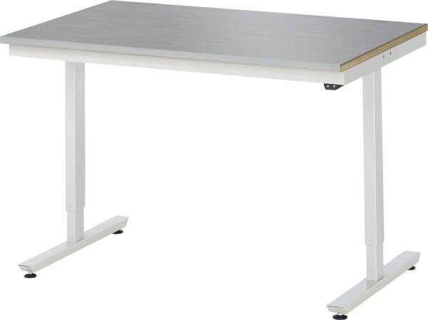 RAU Arbeitstisch elektrisch höhenverstellbar, B1250xT800xH720-1120mm, ES-Platte-28 mm, 08-AT-125-080-ES