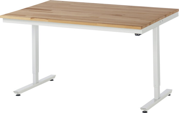 RAU Arbeitstisch elektrisch höhenverstellbar, B1500xT1000xH720-1120mm, B-Platte-25 mm, 08-AT-150-100-B