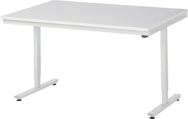 RAU Arbeitstisch elektrisch höhenverstellbar, B1500xT1000xH720-1120mm, M-Platte-22 mm, 08-AT-150-100-M