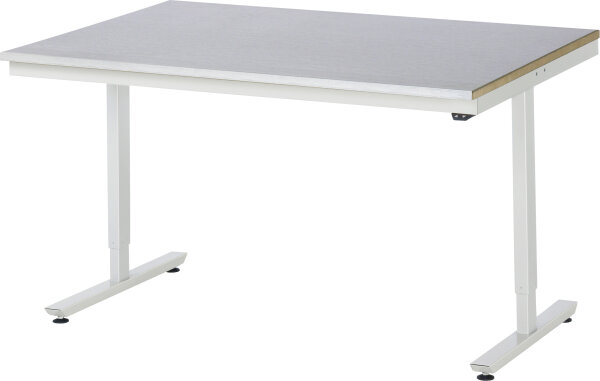 RAU Arbeitstisch elektrisch höhenverstellbar, B1500xT1000xH720-1120mm, S-Platte-25 mm, 08-AT-150-100-S