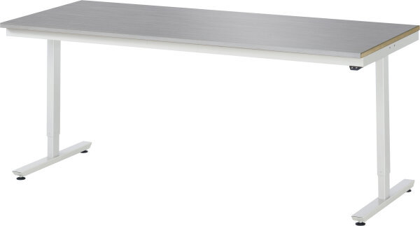 RAU Arbeitstisch elektrisch höhenverstellbar, B2000xT800xH720-1120mm, ES-Platte-28 mm, 08-AT-200-080-ES