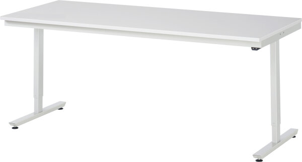 RAU Arbeitstisch elektrisch höhenverstellbar, B2000xT800xH720-1120mm, ME-Platte-28 mm, 08-AT-200-080-ME