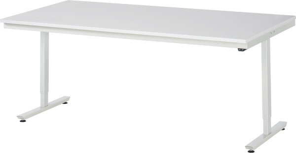 RAU Arbeitstisch elektrisch höhenverstellbar, B2000xT1000xH720-1120mm, M-Platte-22 mm, 08-AT-200-100-M