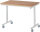 RAU Fahrbarer Arbeitstisch adlatus 150 kg, B1250xT800xH855-1255mm, B-Platte-25 mm, 08-AT-125-080-B-4LF