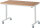 RAU Fahrbarer Arbeitstisch adlatus 150 kg, B1500xT800xH855-1255mm, B-Platte-25 mm, 08-AT-150-080-B-4LF