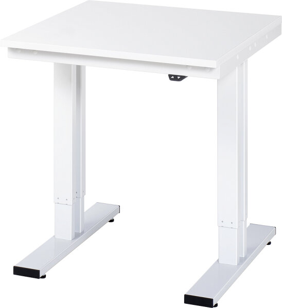 RAU Werktisch elektrisch höhenverstellbar, B750xT800xH720-1120mm, M-Platte-22 mm, 08-WT-075-080-M