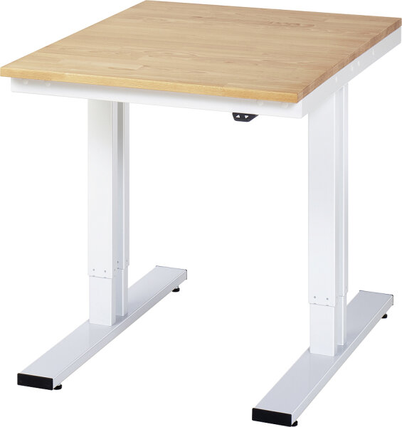 RAU Werktisch elektrisch höhenverstellbar, B750xT1000xH720-1120mm, B-Platte-25 mm, 08-WT-075-100-B