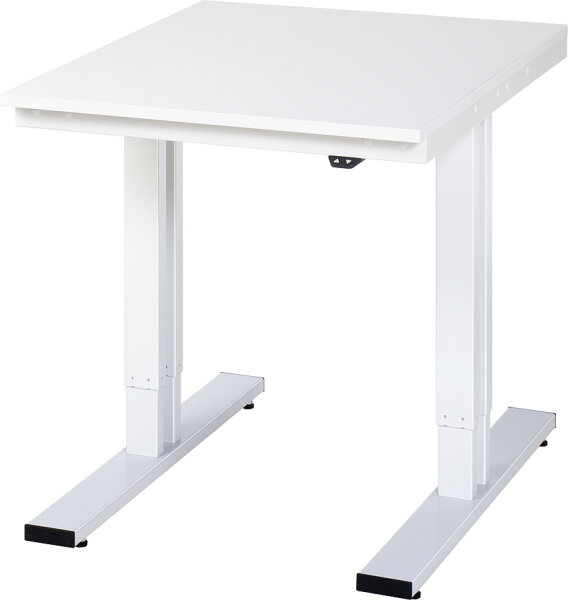RAU Werktisch elektrisch höhenverstellbar, B750xT1000xH720-1120mm, M-Platte-22 mm, 08-WT-075-100-M