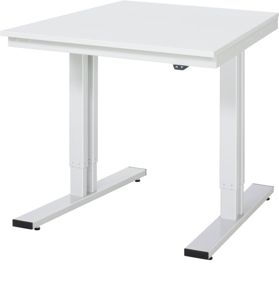RAU Werktisch elektrisch höhenverstellbar, B750xT1000xH720-1120mm, ME-Platte-28 mm, 08-WT-075-100-ME