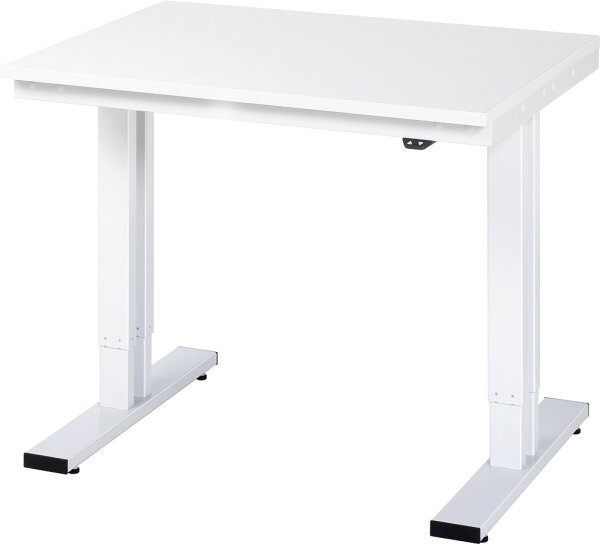 RAU Werktisch elektrisch höhenverstellbar, B1000xT800xH720-1120mm, M-Platte-22 mm, 08-WT-100-080-M