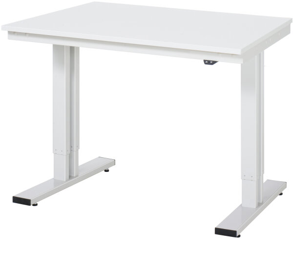 RAU Werktisch elektrisch höhenverstellbar, B1000xT800xH720-1120mm, ME-Platte-28 mm, 08-WT-100-080-ME