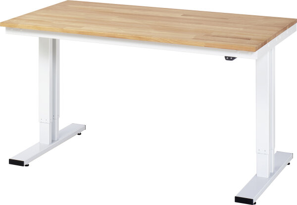 RAU Werktisch elektrisch höhenverstellbar, B1500xT800xH720-1120mm, B-Platte-25 mm, 08-WT-150-080-B