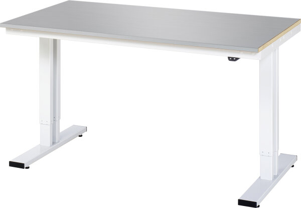RAU Werktisch elektrisch höhenverstellbar, B1500xT800xH720-1120mm, ES-Platte-28 mm, 08-WT-150-080-ES