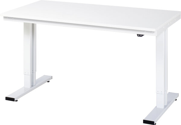 RAU Werktisch elektrisch höhenverstellbar, B1500xT800xH720-1120mm, M-Platte-22 mm, 08-WT-150-080-M