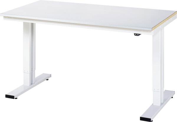 RAU Werktisch elektrisch höhenverstellbar, B1500xT800xH720-1120mm, S-Platte-25 mm, 08-WT-150-080-S