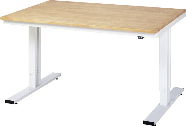 RAU Werktisch elektrisch höhenverstellbar, B1500xT1000xH720-1120mm, B-Platte-25 mm, 08-WT-150-100-B