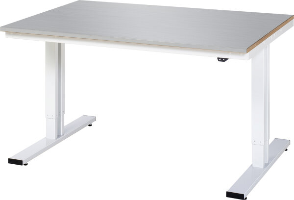 RAU Werktisch elektrisch höhenverstellbar, B1500xT1000xH720-1120mm, ES-Platte-28 mm, 08-WT-150-100-ES