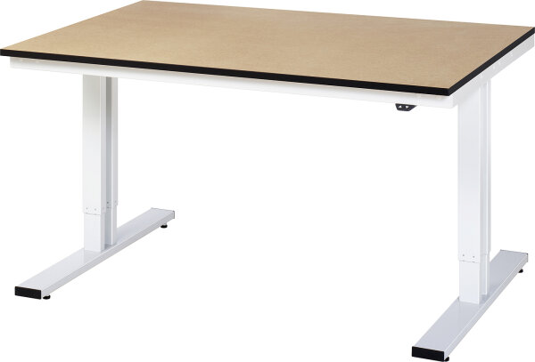 RAU Werktisch elektrisch höhenverstellbar, B1500xT1000xH720-1120mm, F-Platte-22 mm, 08-WT-150-100-F