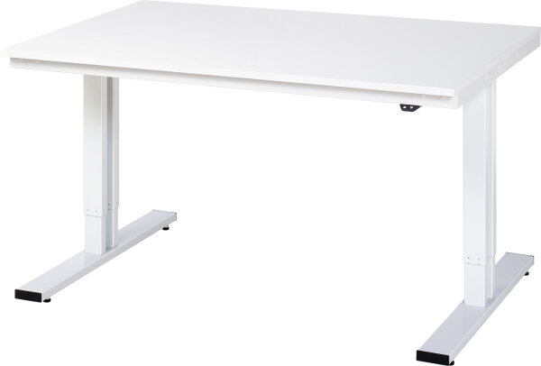 RAU Werktisch elektrisch höhenverstellbar, B1500xT1000xH720-1120mm, M-Platte-22 mm, 08-WT-150-100-M