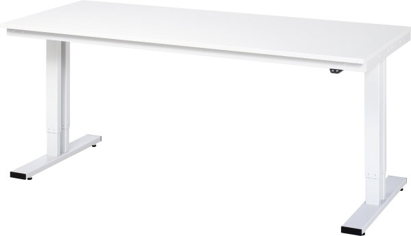RAU Werktisch elektrisch höhenverstellbar, B2000xT800xH720-1120mm, M-Platte-22 mm, 08-WT-200-080-M