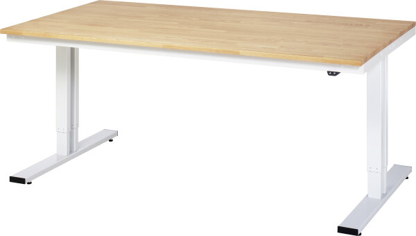 RAU Werktisch elektrisch höhenverstellbar, B2000xT1000xH720-1120mm, B-Platte-25 mm, 08-WT-200-100-B