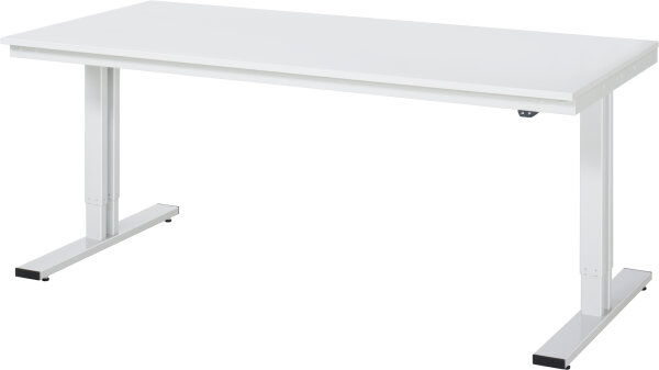RAU Werktisch elektrisch höhenverstellbar, B2000xT1000xH720-1120mm, ME-Platte-28 mm, 08-WT-200-100-ME