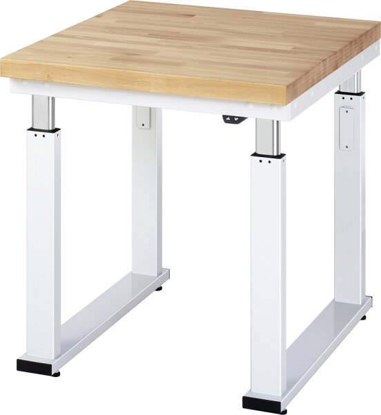 RAU Werkbank elektrisch höhenverstellbar, B750xT900xH740-1140mm, B-Platte-40 mm, 08-WB-075-090-B