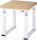 RAU Werkbank elektrisch höhenverstellbar, B750xT900xH740-1140mm, B-Platte-40 mm, 08-WB-075-090-B
