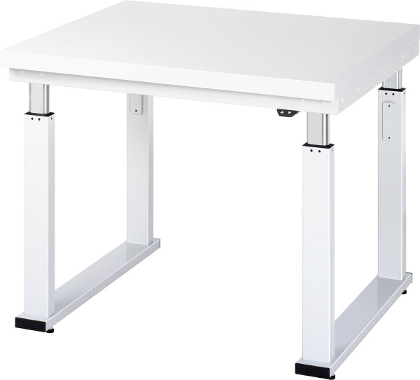 RAU Werkbank elektrisch höhenverstellbar, B1000xT900xH740-1140mm, HPL-Platte-40 mm, 08-WB-100-090-H