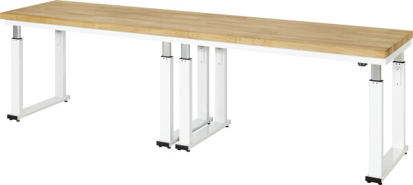 RAU Werkbank elektrisch höhenverstellbar, B3000xT700xH740-1140mm, B-Platte-40 mm, 08-WB-300-070-B