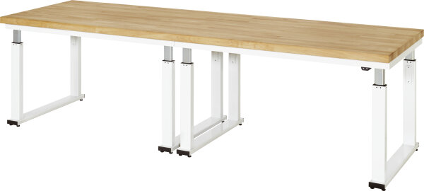 RAU Werkbank elektrisch höhenverstellbar, B3000xT900xH740-1140mm, B-Platte-40 mm, 08-WB-300-090-B