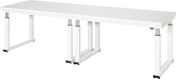 RAU Werkbank elektrisch höhenverstellbar, B3000xT900xH740-1140mm, HPL-Platte-40 mm, 08-WB-300-090-H