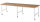 RAU Fahrbarer Arbeitstisch Jerry (6 LR), B3000xT1000xH900mm, B-Platte-25mm, 06-500B10-30-6LF.12