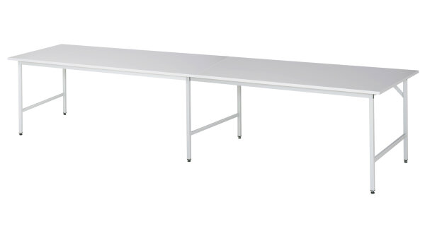 RAU Arbeitstisch Jerry höhenverstellbar, B4000xT1000xH800-850mm, M-Platte-22mm, 06-500M10-40.12