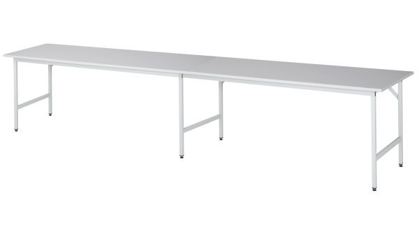 RAU Arbeitstisch Jerry höhenverstellbar, B4000xT800xH800-850mm, M-Platte-22mm, 06-500M80-40.12